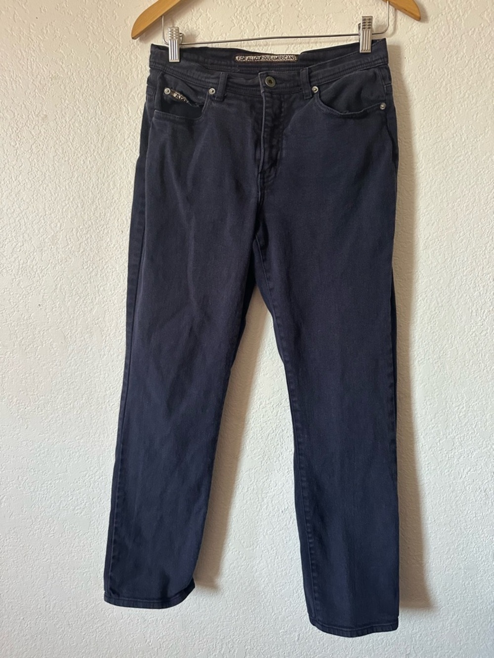Agolde Dark Wash Straight-Leg Jeans - Size 27
